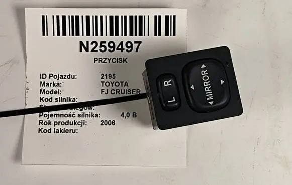 Toyota FJ cruiser Wing mirror switch 