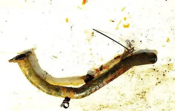 Fuel tank filler neck pipe
