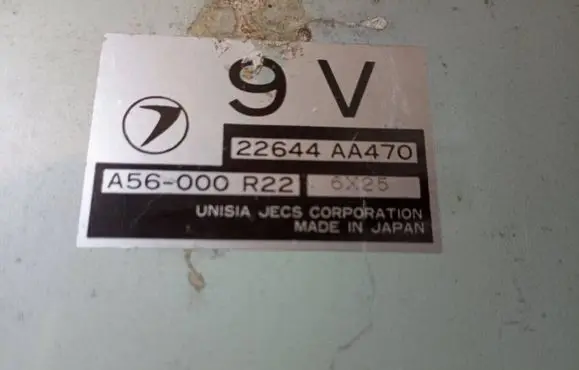 Subaru Legacy Engine control unit/module 22644AA470 A56000R22