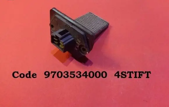 Hyundai Accent Heater blower motor/fan resistor 9703534000 4STIFT