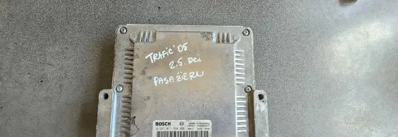 Renault Trafic II (X83) Engine ECU kit and lock set 0281011356 82000915177