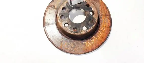 Volkswagen Golf VI Rear brake disc neventiliuojamas