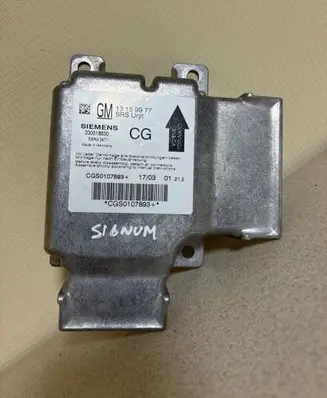 Opel Signum Airbag control unit/module 13159977 330518650 5WK43471