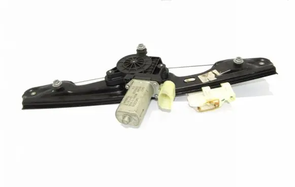 Rear window lifting mechanism without motor