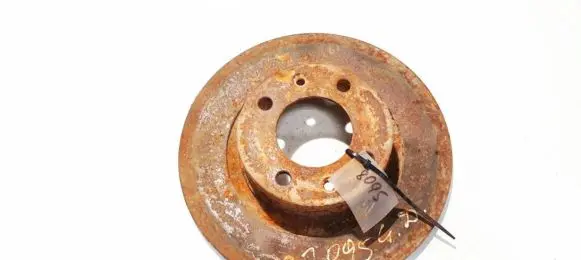 Citroen C5 Rear brake disc neventiliuojamas