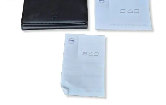 Volvo S60 Owners service history hand book 