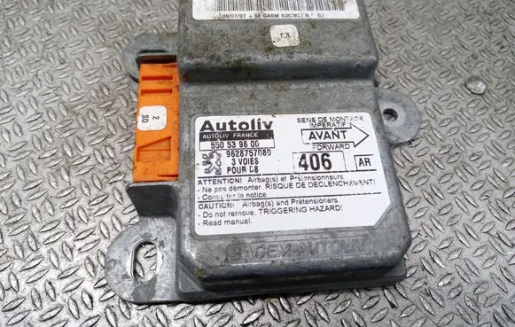 Peugeot 406 Airbag control unit/module 9628757080