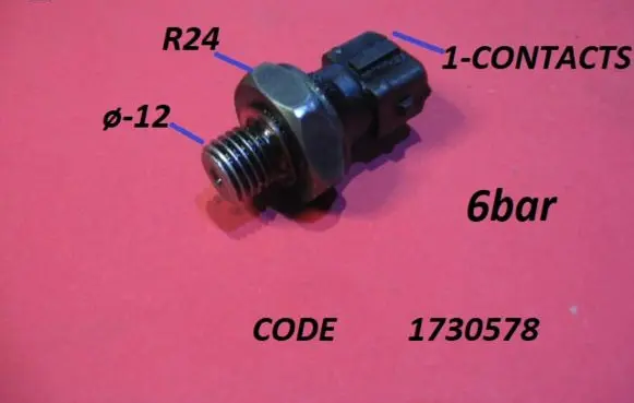 Opel Omega B1 Oil pressure sensor 1730578