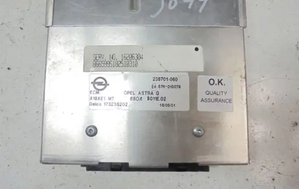 Opel Astra G LP gas control unit module 16206304