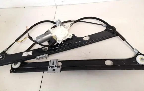 Sliding door window regulator with motor