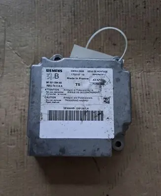 Peugeot 307 Airbag control unit/module 9650109480