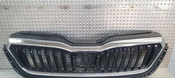 Skoda Scala Front bumper upper radiator grill 657853653