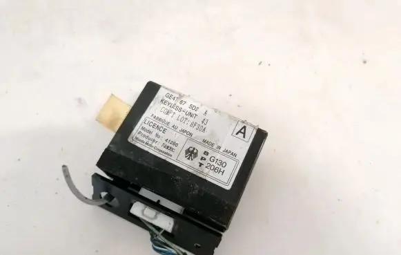 Mazda 323 Immobilizer control unit/module ge4t675d2a