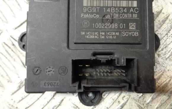 Ford Mondeo MK IV Door control unit/module 9G9T14B534AC