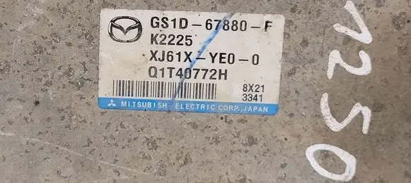 Mazda 6 Power steering control unit/module GS1D67880F K225 XJ61XYE00