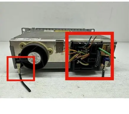 BMW X3 E83 Sound system wiring loom 12417662 9131717