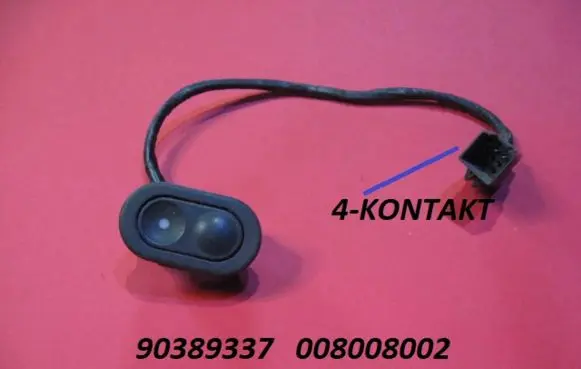Opel Tigra A Electric window control switch 90389337 008008002