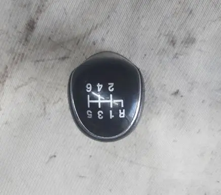 Gear lever shifter trim leather/knob