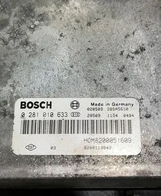 Renault Trafic II (X83) Engine control unit/module 8200051609 0281010633