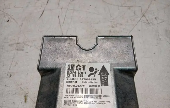 Opel Astra H Airbag control unit/module 13188855 403257A2 327963935