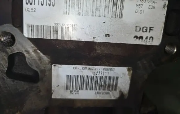 BMW 5 E39 Engine 7788580 33715195 7783125