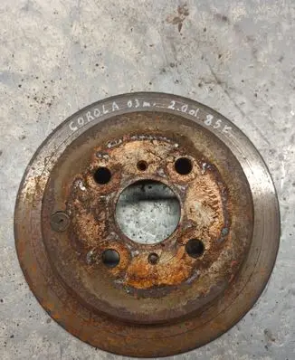 Toyota Corolla E120 E130 Rear brake disc