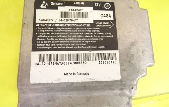 Alfa Romeo 147 Airbag control unit/module 46842421