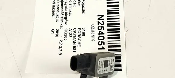 Airbag deployment crash/impact sensor