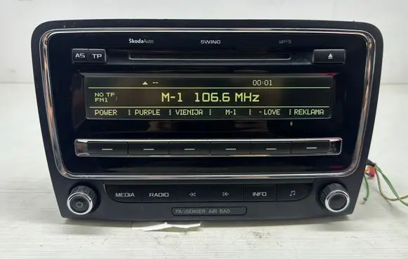 Skoda Superb B6 (3T) Radio/CD/DVD/GPS head unit 3T0035161 7648257360