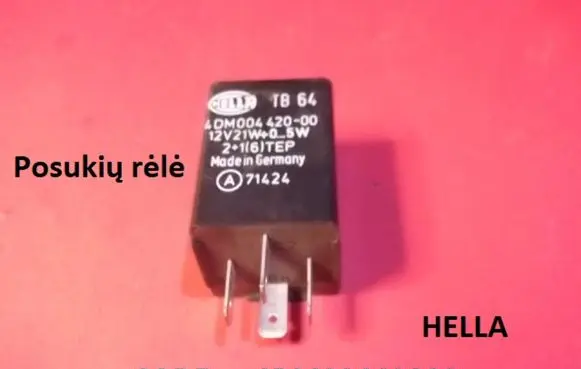 Opel Astra F Light relay 4DM00442000