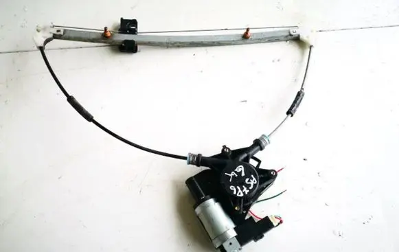 Sliding door window regulator with motor
