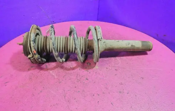 Front shock absorber with coil spring