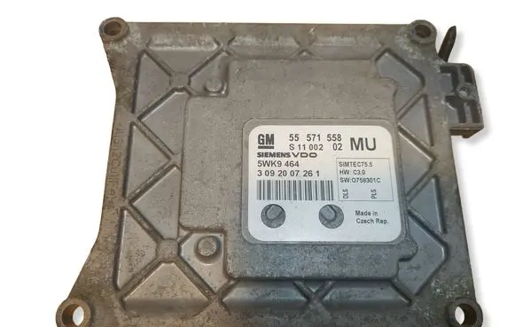Opel Astra H Engine control unit/module ECU 55571558 5WK9464 SIMTEC755