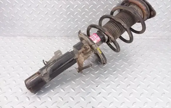 Front shock absorber with coil spring