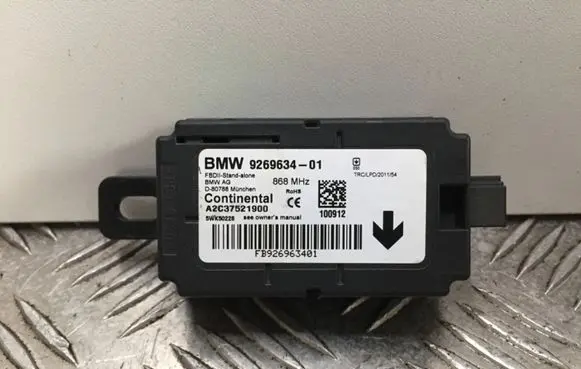 BMW 3 F30 F35 F31 Alarm control unit/module 9269634 926963401 A2C37521900