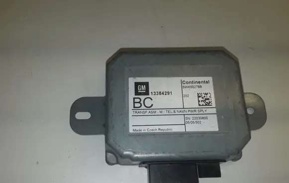 Opel Astra J GPS navigation control unit/module 13384291 GM13384291BC 5WK50278B