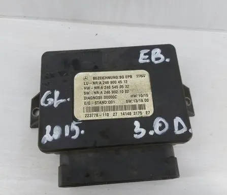 Mercedes-Benz GL X166 Hand brake control module 22377811027 141363484E7