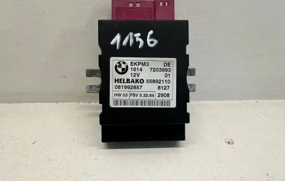 BMW 5 E60 E61 Fuel injection pump control unit/module 7203993 081992857 55892110