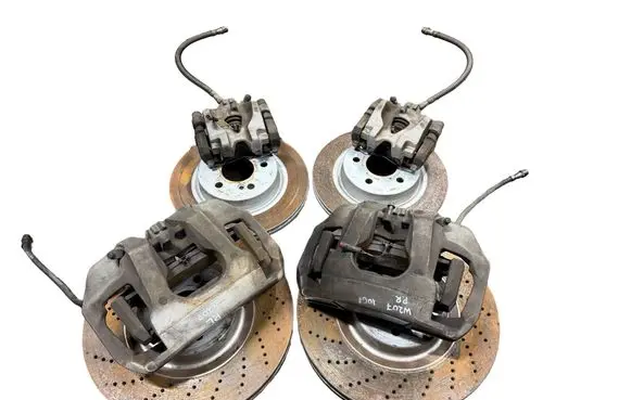 Mercedes-Benz E C207 W207 Brake discs and calipers set 