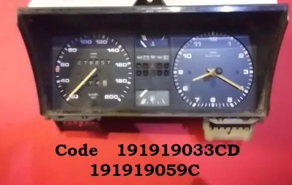 Volkswagen Golf II Speedometer (instrument cluster) 191919033CD 191919059C