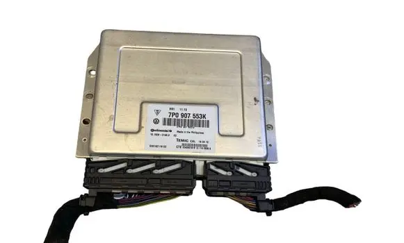 Volkswagen Touareg II Air suspension control unit module (rear) 7P0907553K 15152801482 D00182116122