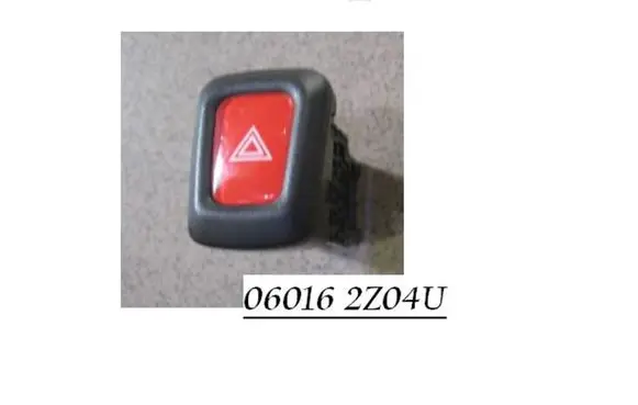 Nissan Almera N16 Hazard light switch 06016 2Z04U