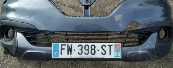 Renault Kadjar Front bumper pilkas