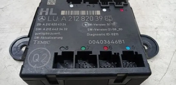 Mercedes-Benz C W204 Door control unit/module A2128203985