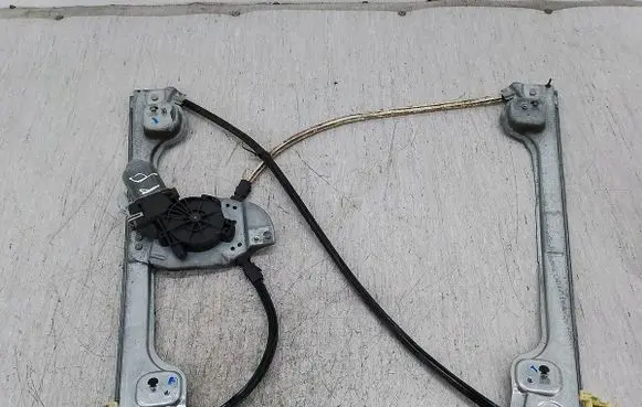 Front door window regulator with motor