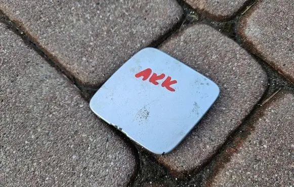 Opel Astra K Rear bumper row hook cap/cover 13426360