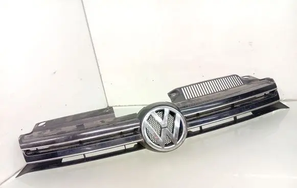 Volkswagen Golf VI Front bumper upper radiator grill 1K9853651