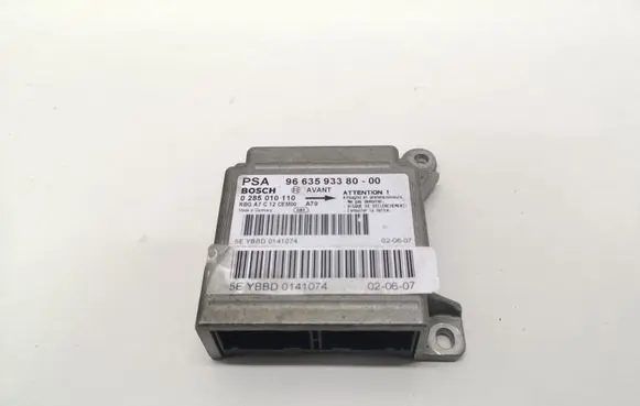 Peugeot 207 Airbag control unit/module 96359338000 0285010110