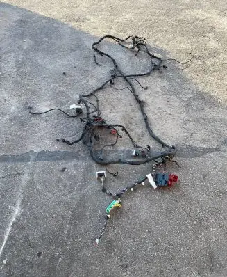 Engine installation wiring loom