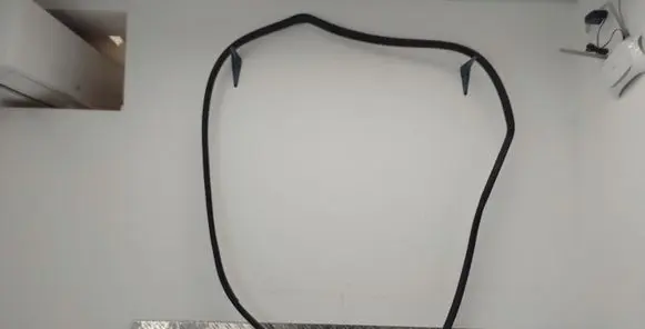 Front door rubber seal